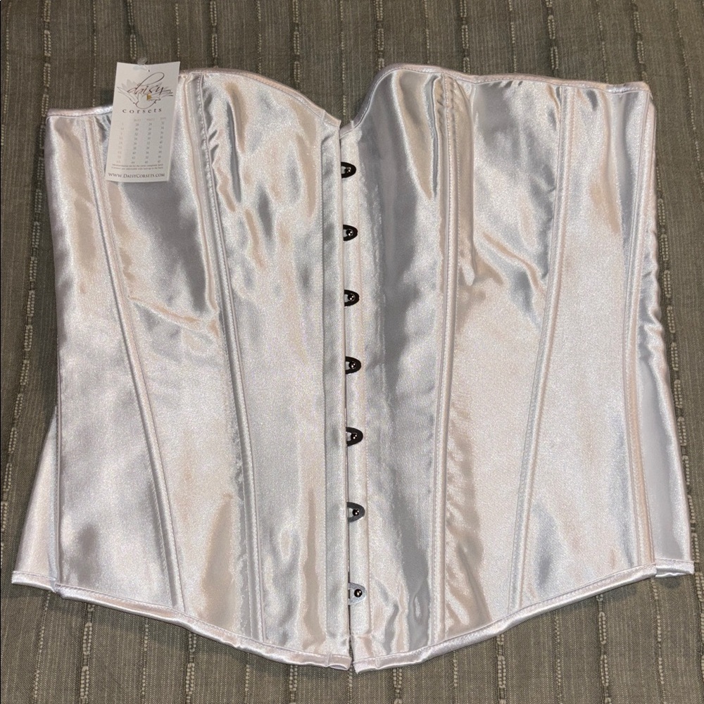 Daisy White strapless sweetheart Corset 2XL NWT